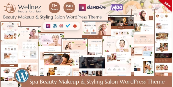 Wellnez – Beauty Spa & Wellness Salon WordPress Theme