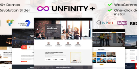 Unfinity - One Page WordPress Theme