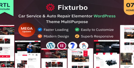 Fixturbo - Car Service & Repair WordPress Theme