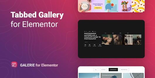 Tabbed Gallery for Elementor